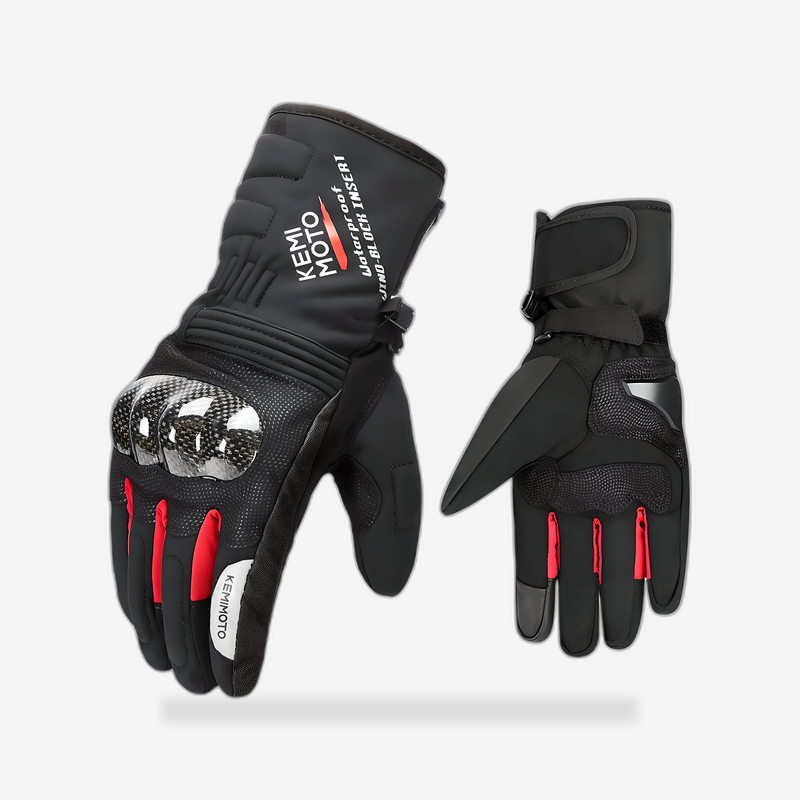 StormShield Waterproof Winter Gloves front view - AtomBiker