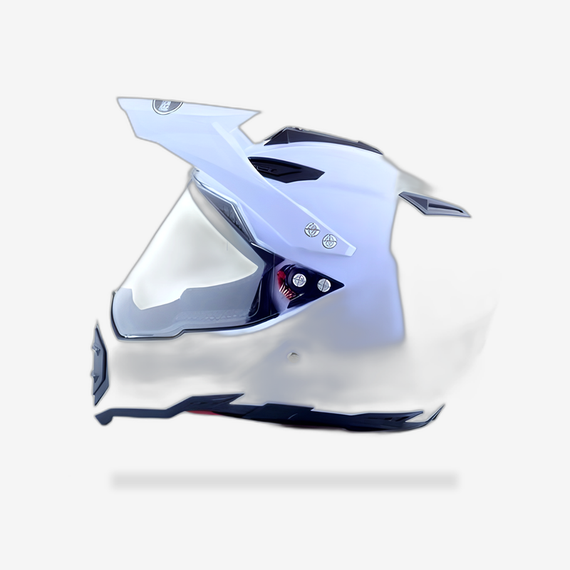 Off-road helmet motorcycle racing helmet road off-road dual-use helmet men and women four seasons pull helmet full face helmet front view - AtomBiker