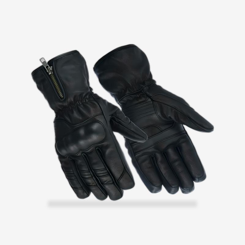 Black Rain Performance Glove front view - AtomBiker