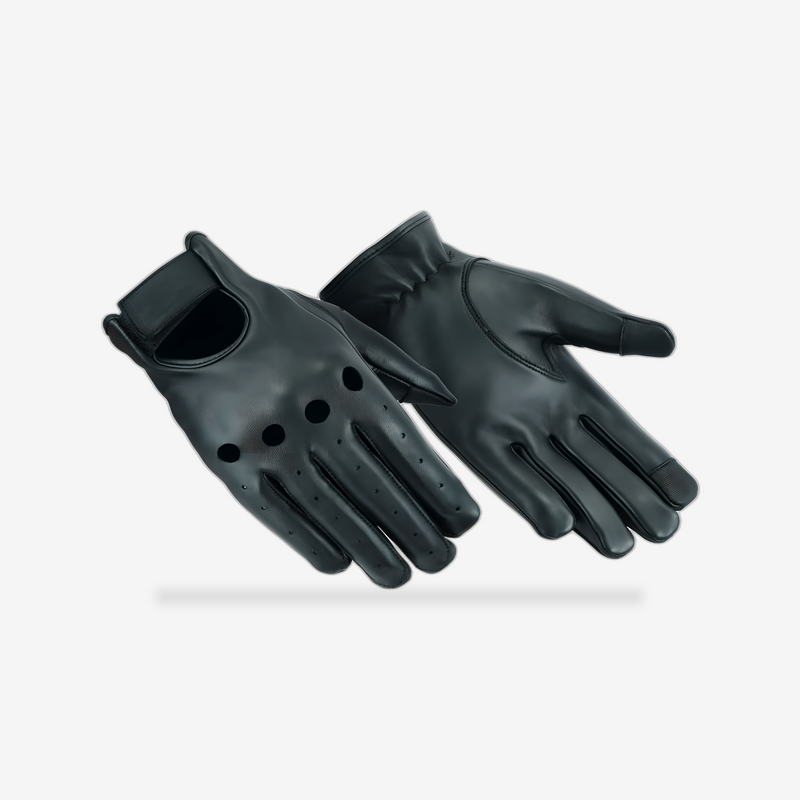 Deerskin Unlined Driving Glove front view - AtomBiker