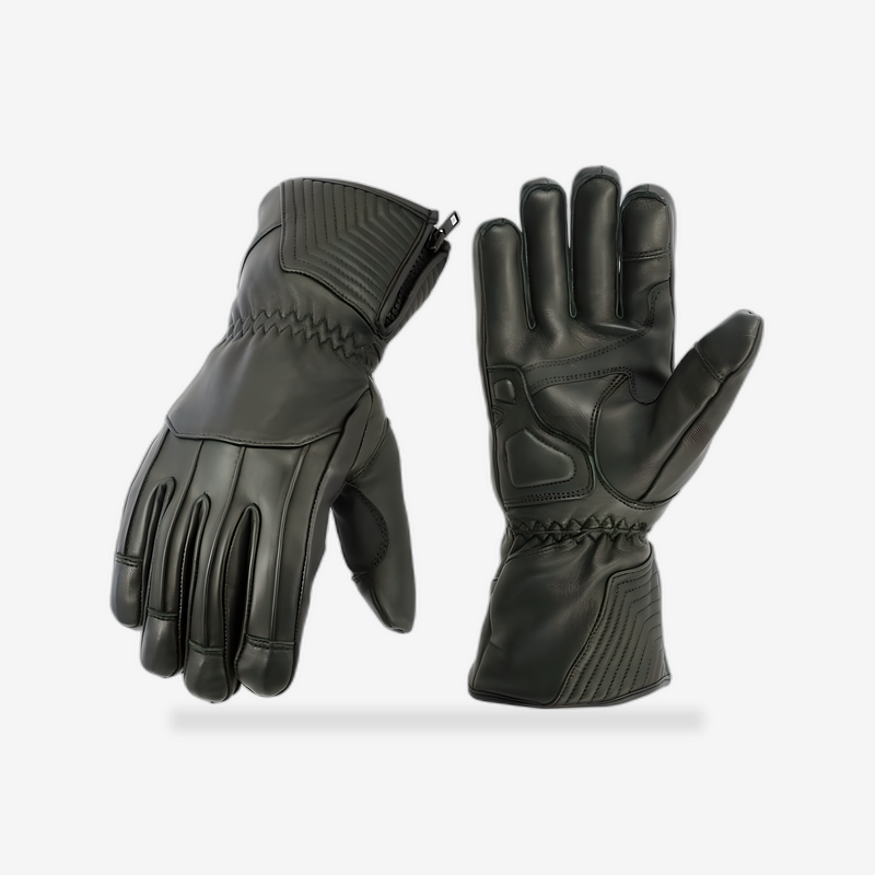 High Performance Insulated Driving Glove front view - AtomBiker