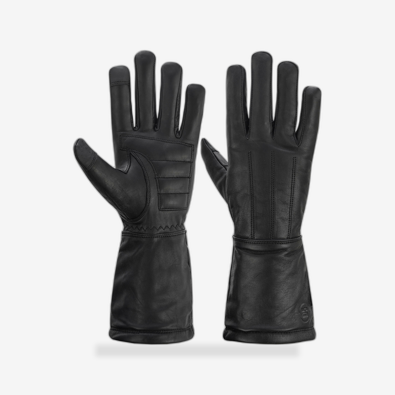 Steadfast Men's Leather Motorcycle Gloves