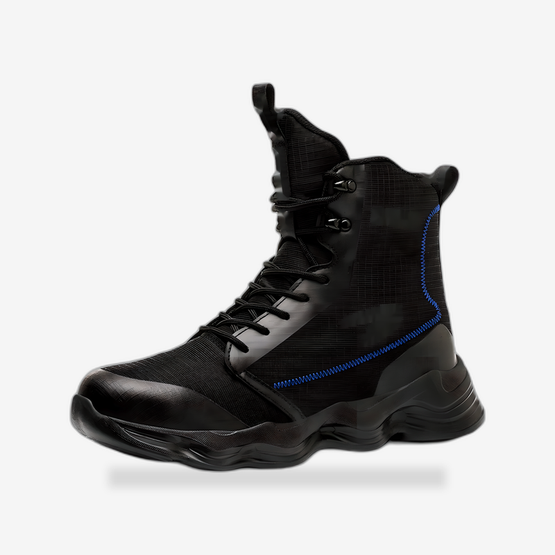 Stealth Tactical Riding Boots front view - AtomBiker