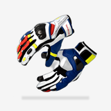 Carbon Fiber Racing Gloves front view - AtomBiker