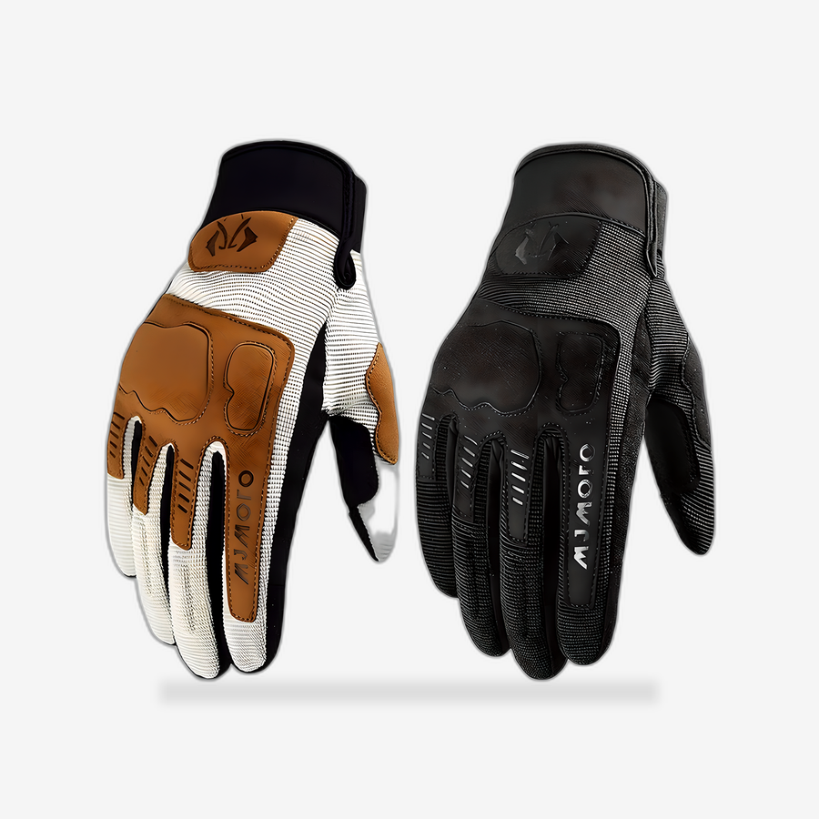 MotoX Breathable Racing Gloves front view - AtomBiker