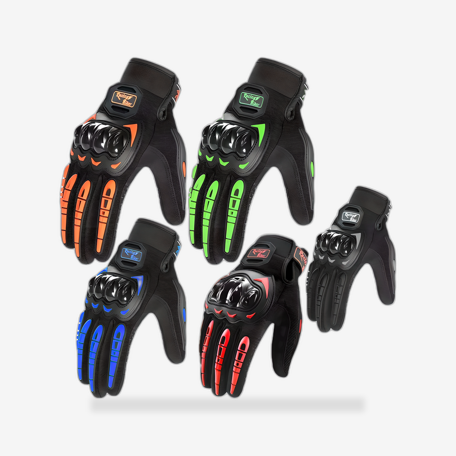 Summer Breathable Touch Screen Gloves front view - AtomBiker