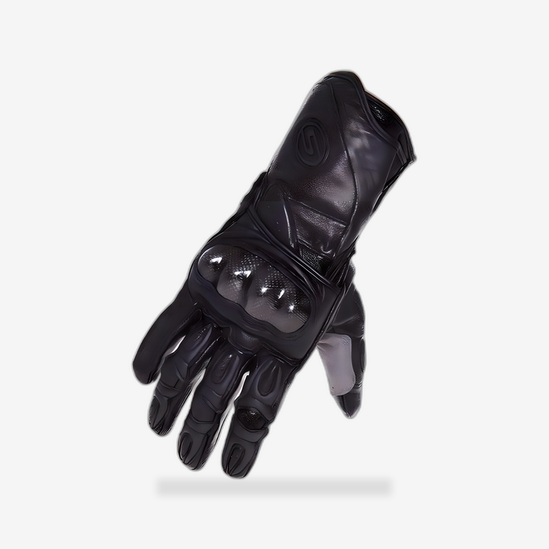 Precision Sport Leather Gloves front view - AtomBiker