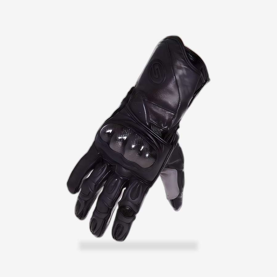 Precision Sport Leather Gloves front view - AtomBiker