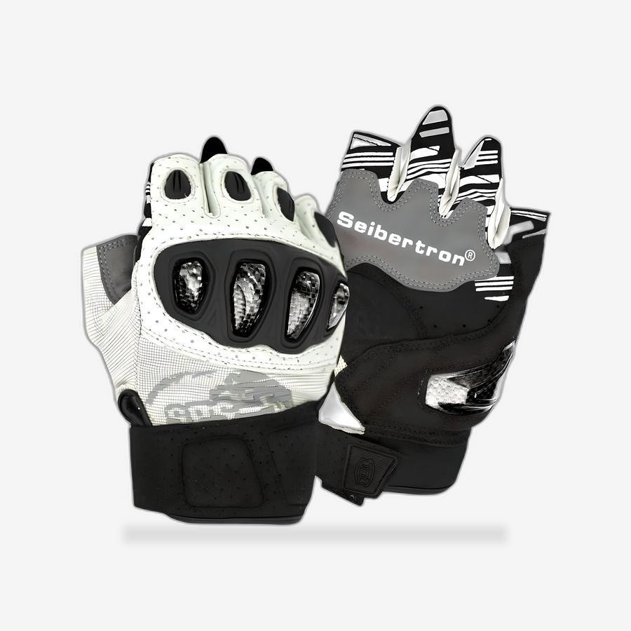 Open-Air Half-Finger Sport Gloves front view - AtomBiker