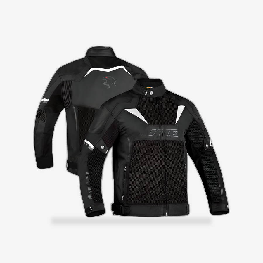 Horizon CE-Certified Riding Jacket front view - AtomBiker