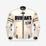 Retro Summer Riding Jacket front view - AtomBiker