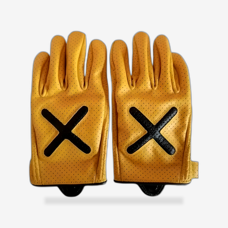 Sentinel Premium Cowhide Touring Gloves front view - AtomBiker