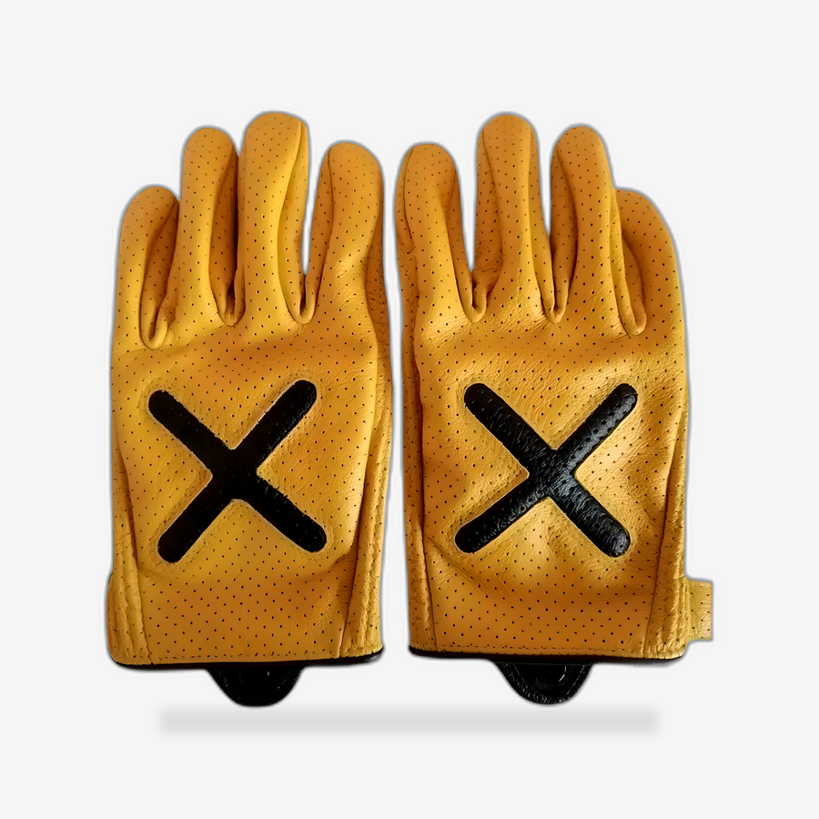 Sentinel Premium Cowhide Touring Gloves front view - AtomBiker