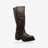 Roadcrush Men’s  Leather  Boots front view - AtomBiker