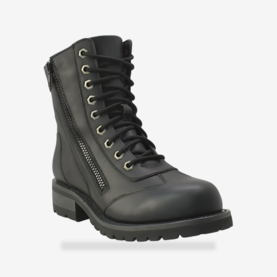 Softcore women's motorcycle boots front view - AtomBiker