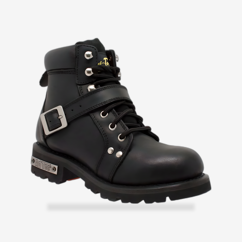 Caprison women's motorcycle boots front view - AtomBiker