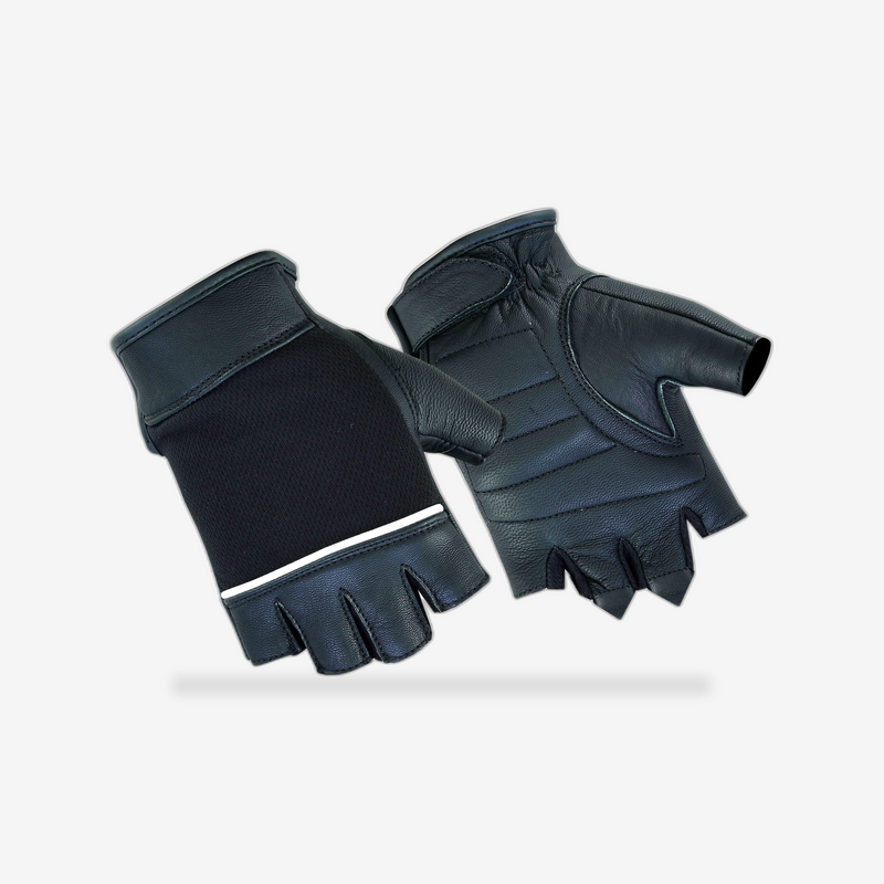 Women's Traditional Fingerless Motorcycle Gloves