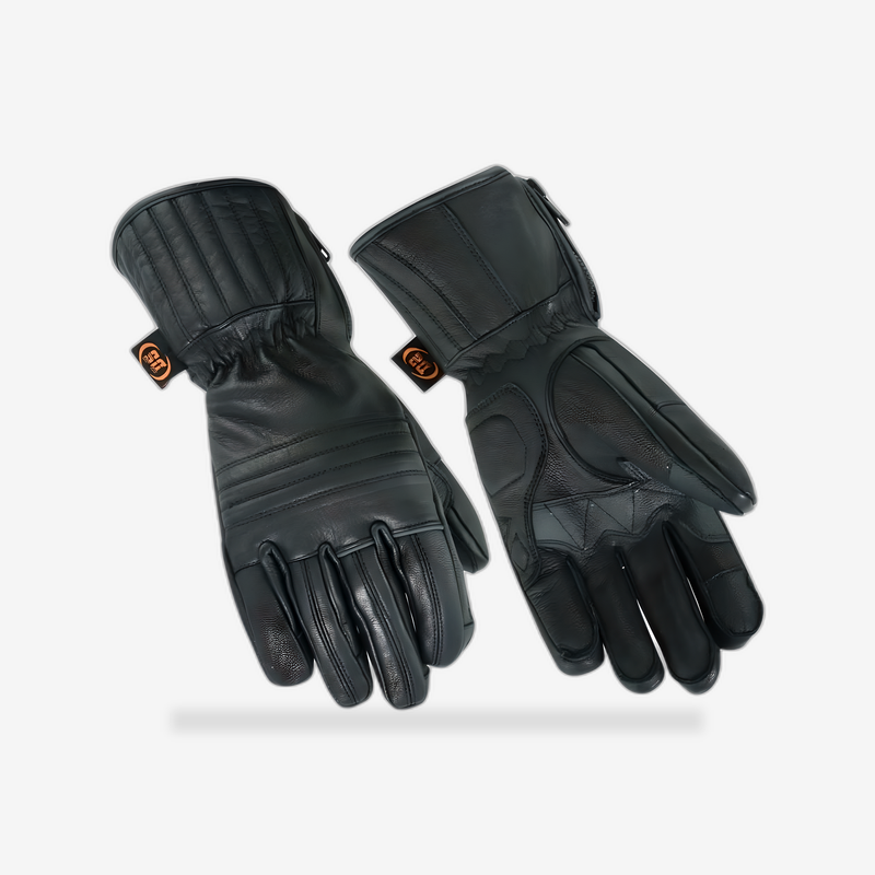 Superior Features Insulated Cruiser Glove front view - AtomBiker