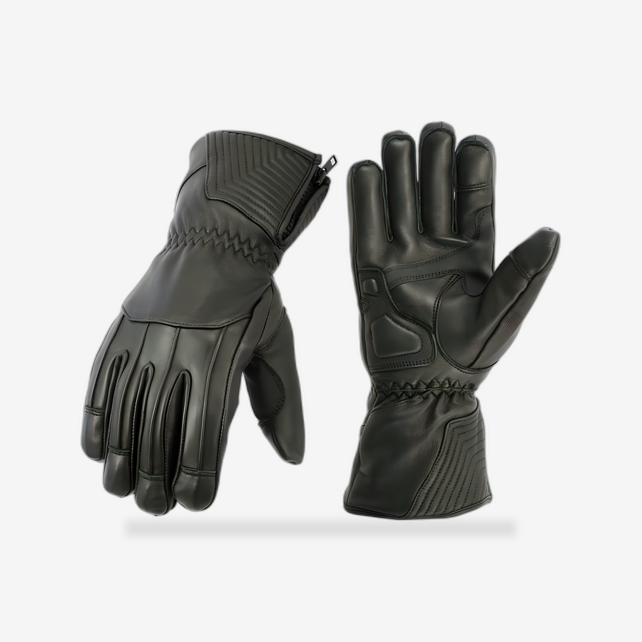 High Performance Insulated Driving Glove front view - AtomBiker