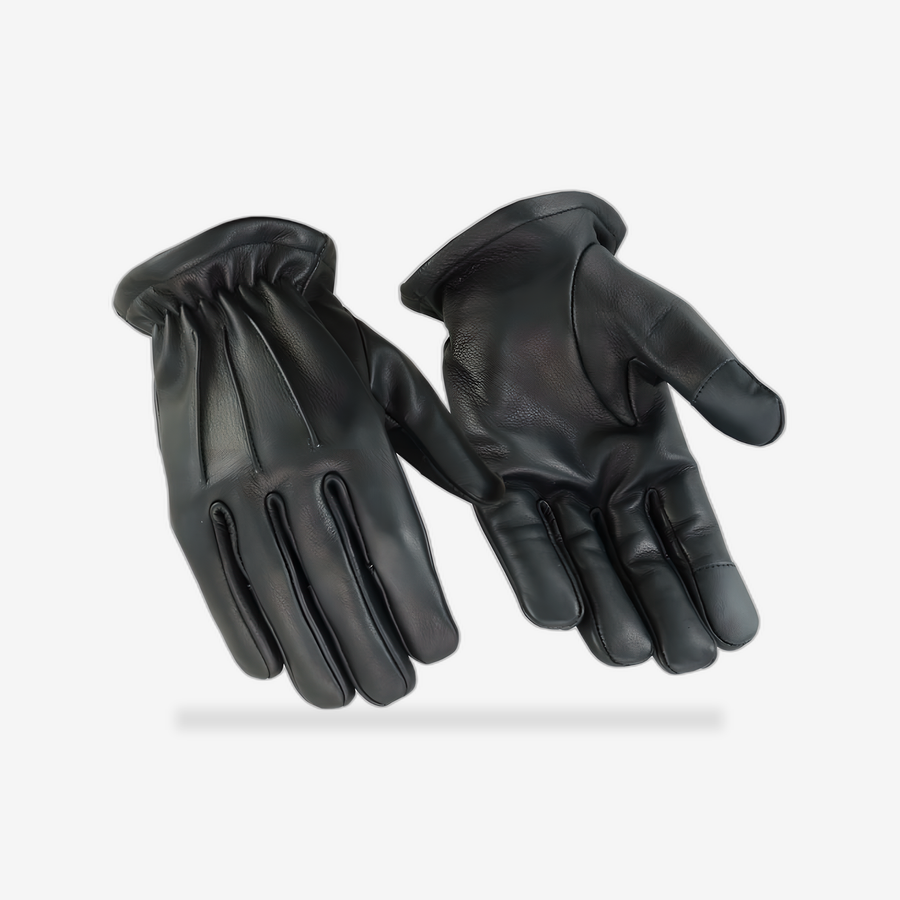 Premium Water Resistant Short Glove front view - AtomBiker