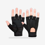 Perforated Fingerless Glove front view - AtomBiker