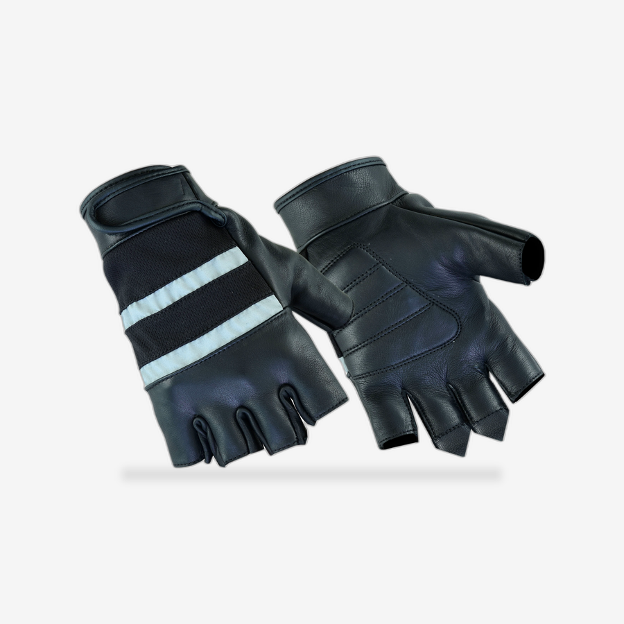 Traditional Fingerless Motorcycle Gloves