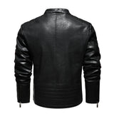 Racing Stripe Leather Jacket