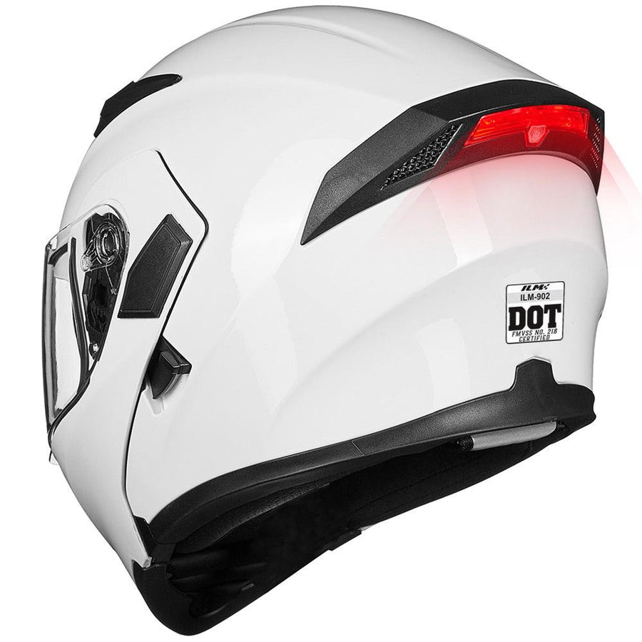 LED Modular Full Face Motorcycle Helmet