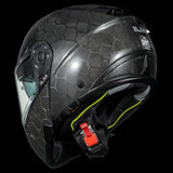 Carbon Fiber Modular Motorcycle Helmet