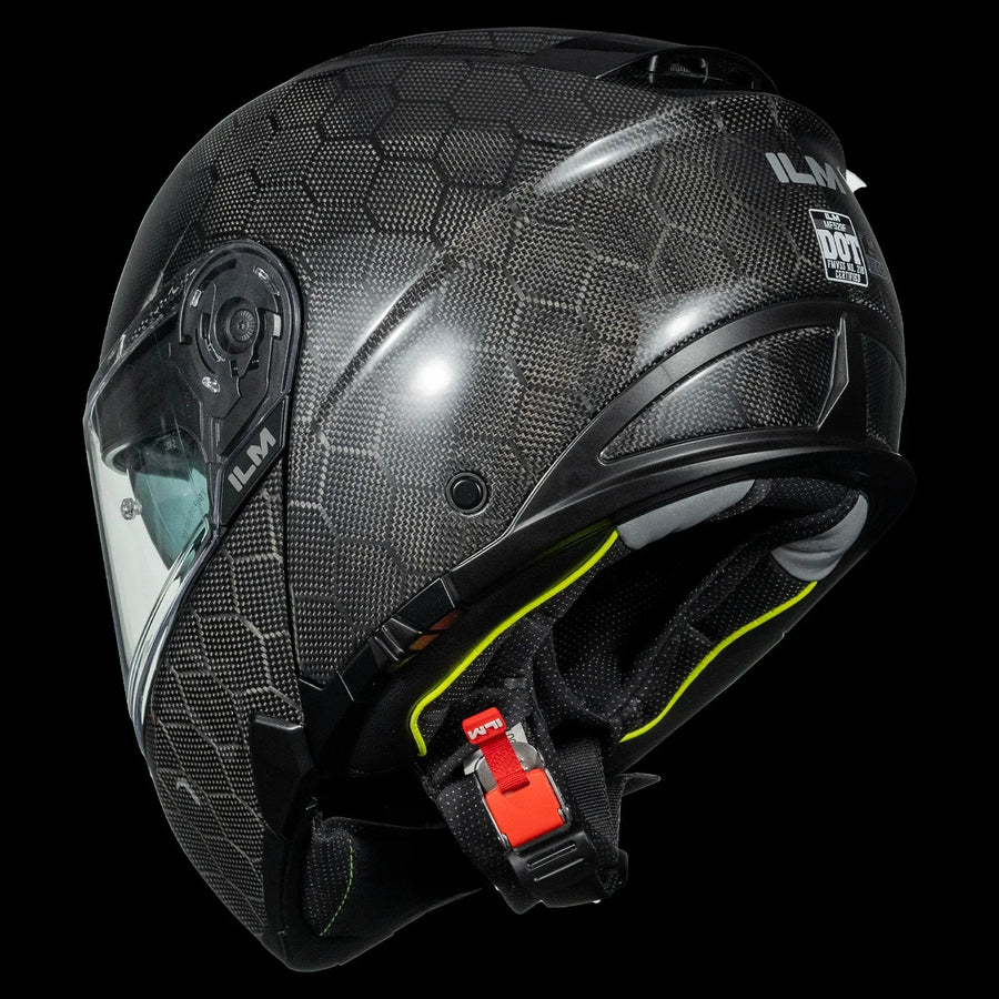 Carbon Fiber Modular Motorcycle Helmet