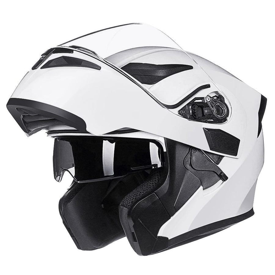 LED Modular Full Face Motorcycle Helmet