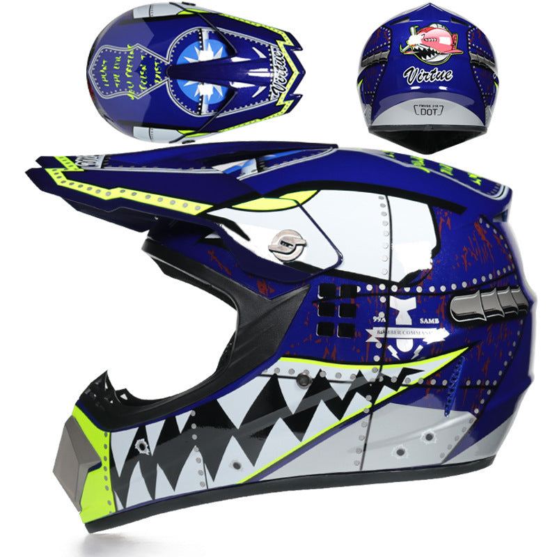 Compact Off-Road Motorcycle Helmet