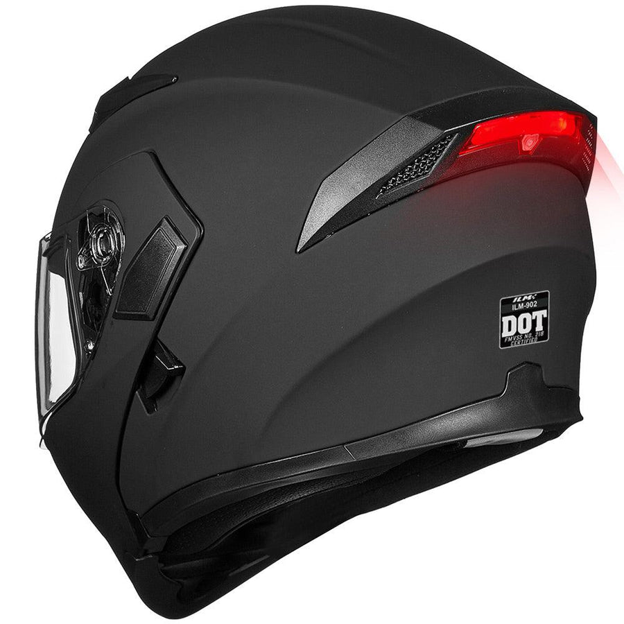 LED Modular Full Face Motorcycle Helmet