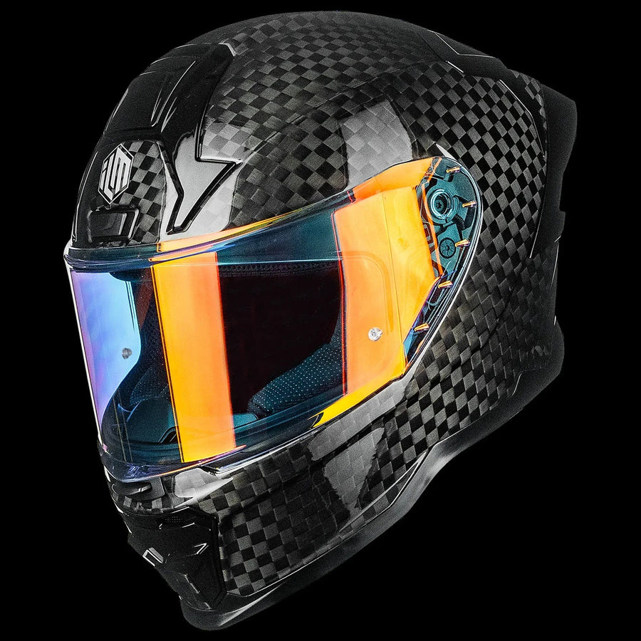 Carbon Fiber Full Face Racing Helmet