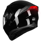 LED Modular Full Face Motorcycle Helmet