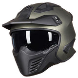 Open Face 3/4 Motorcycle Helmet