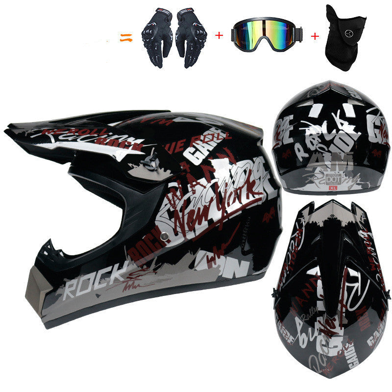 Compact Off-Road Motorcycle Helmet
