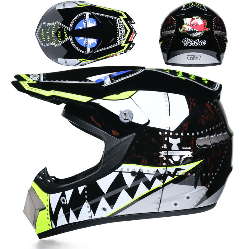 Compact Off-Road Motorcycle Helmet