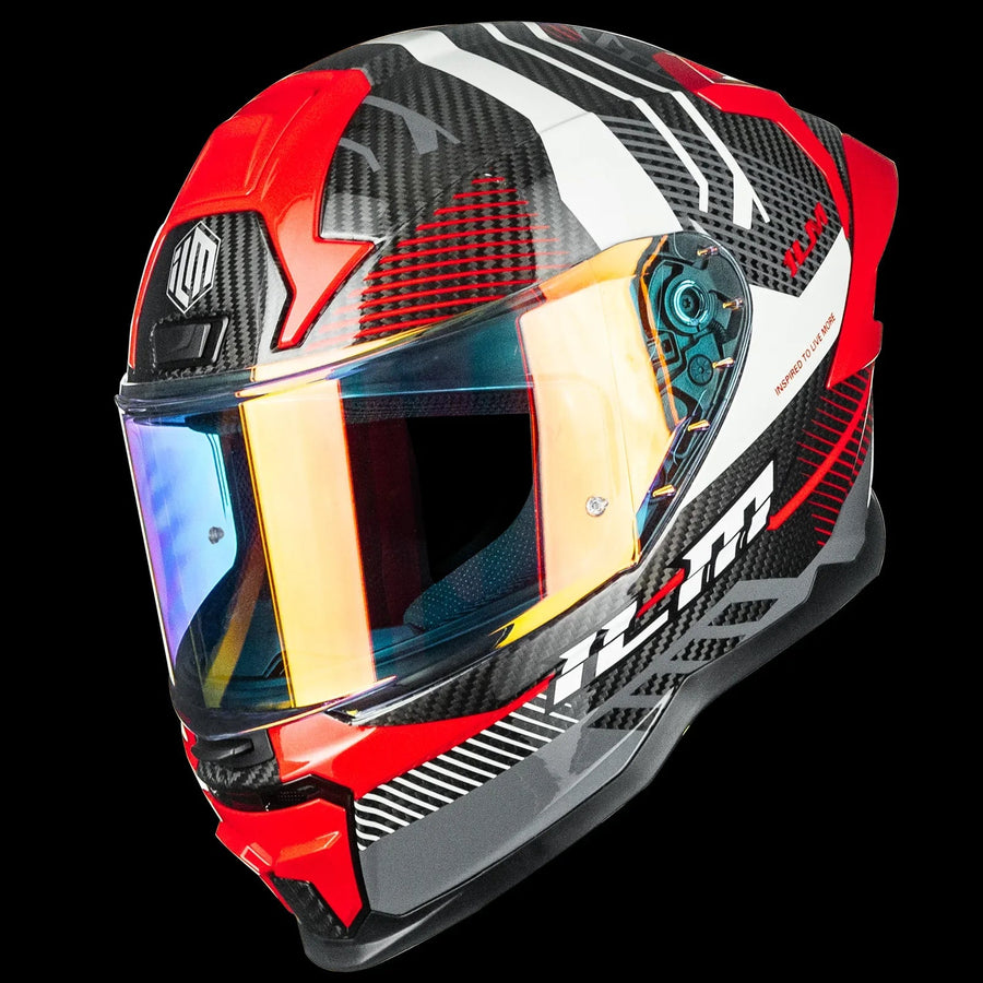 Carbon Fiber Full Face Racing Helmet