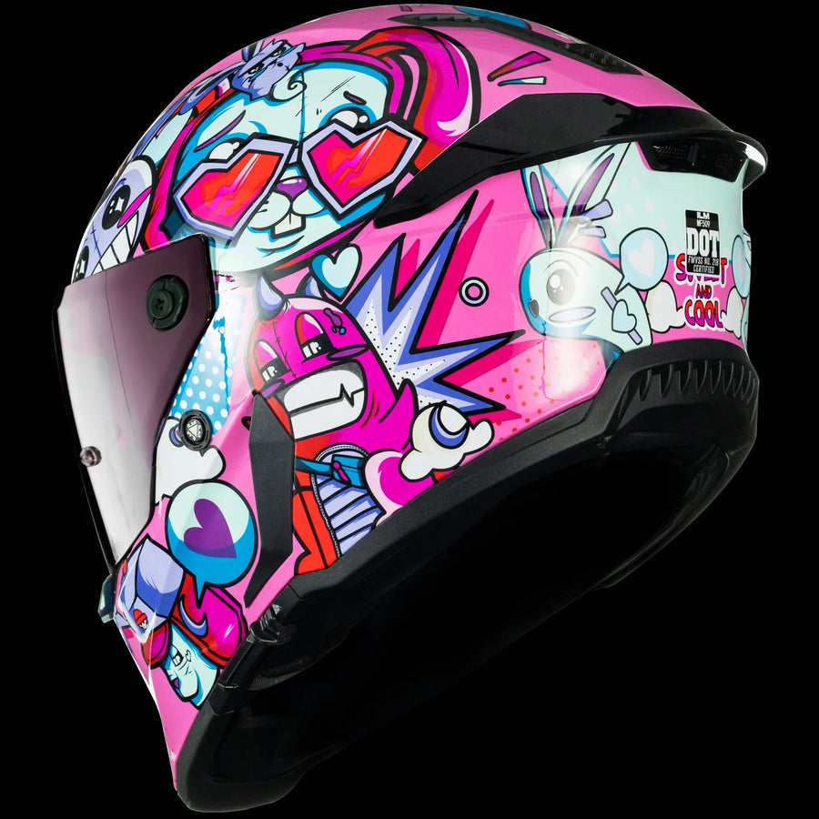 DOT ECE Dual Visor Full Face Helmet