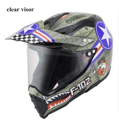 Off-Road Dual-Sport Motorcycle Helmet
