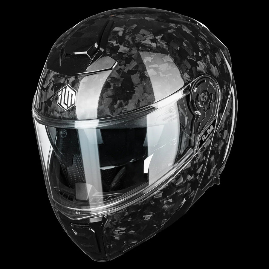 Carbon Fiber Modular Motorcycle Helmet