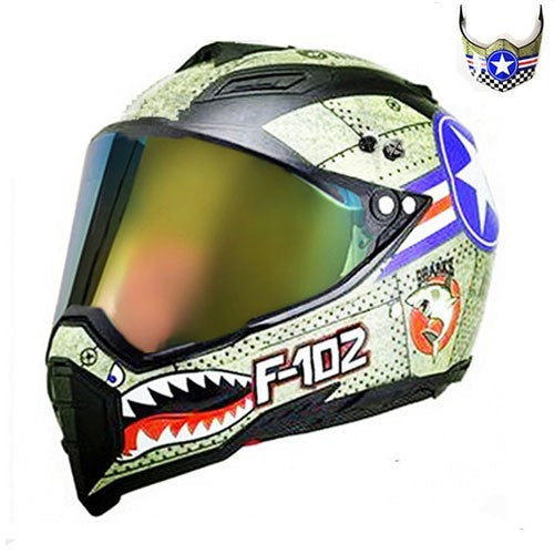 Full-Cover Off-Road Motorcycle Helmet