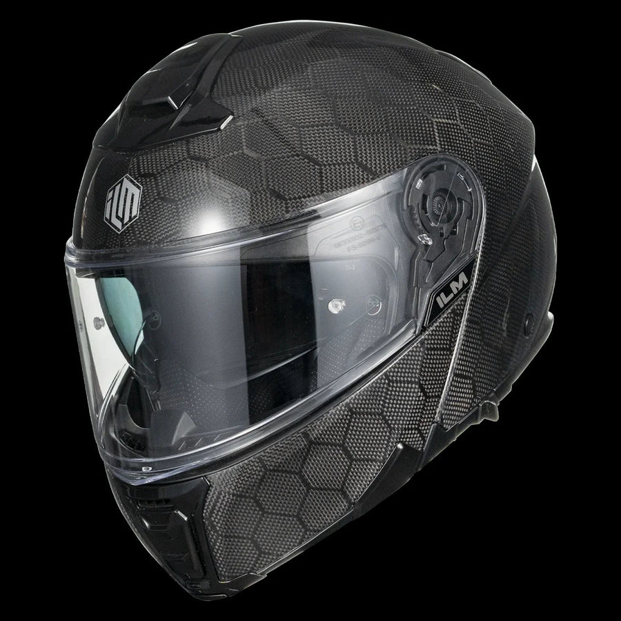 Carbon Fiber Modular Motorcycle Helmet