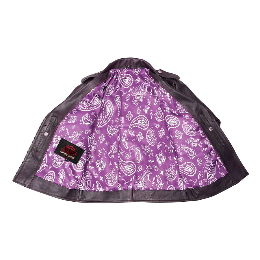 Violet Vixen Women's Leather Jacket