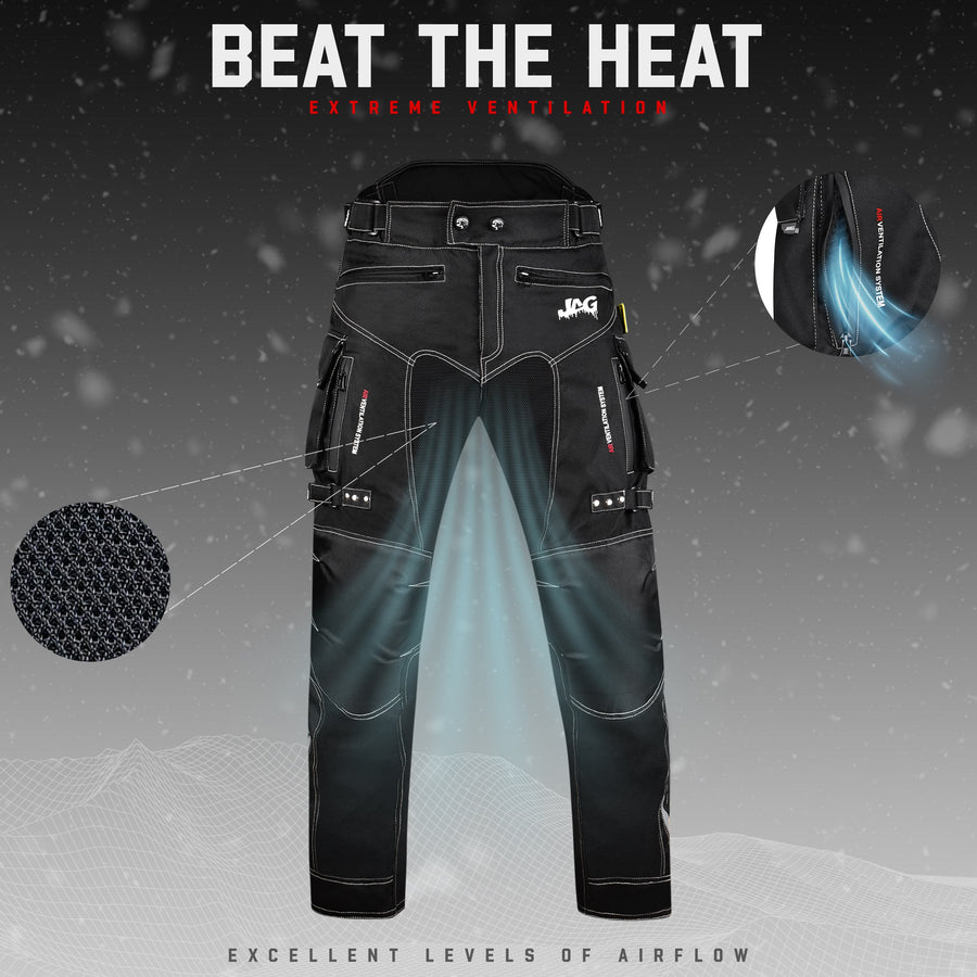 Maverick Motorcycle Protective Pant - Black