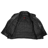 Black Cavalry Leather Motorcycle Jacket
