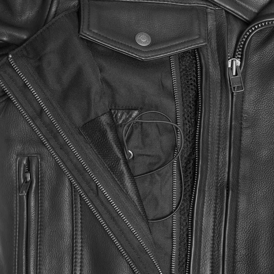 ShadowRider Leather Motorcycle Jacket