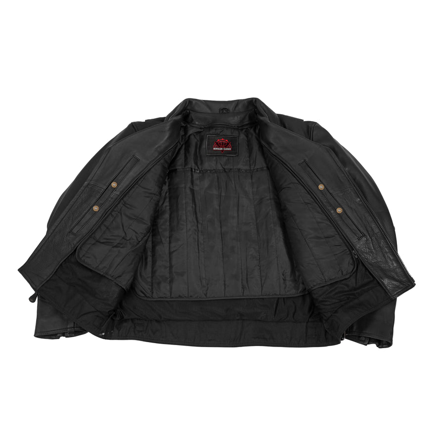 ShadowRider Leather Motorcycle Jacket