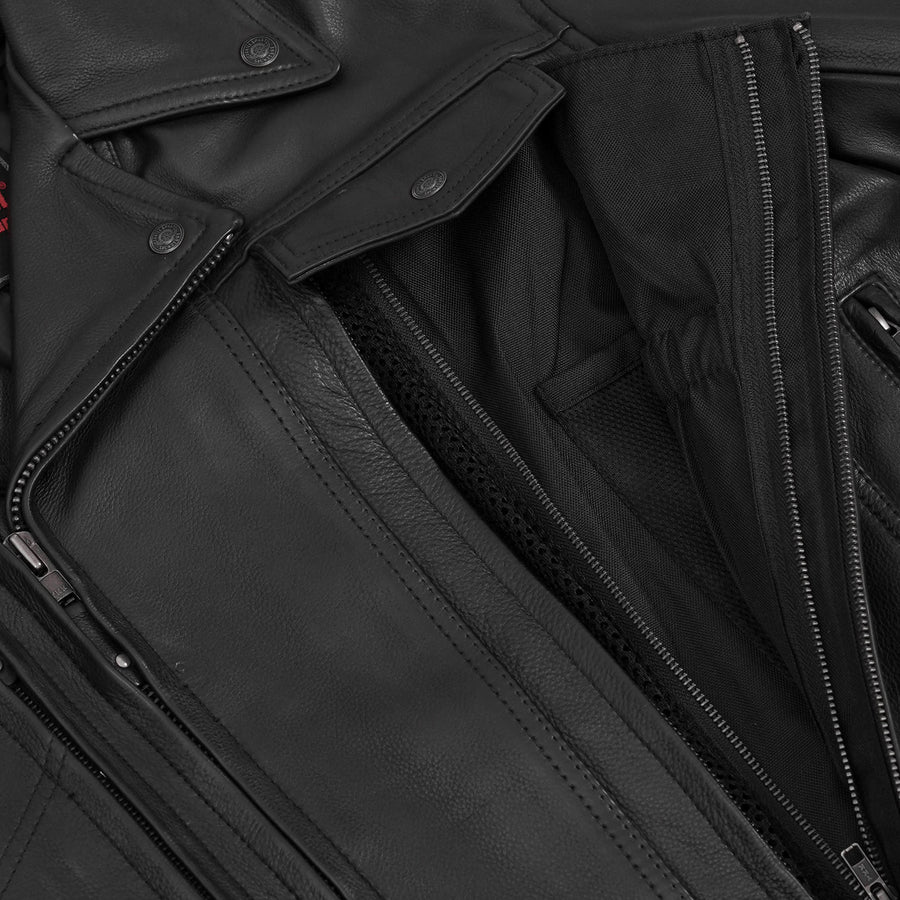ShadowRider Leather Motorcycle Jacket